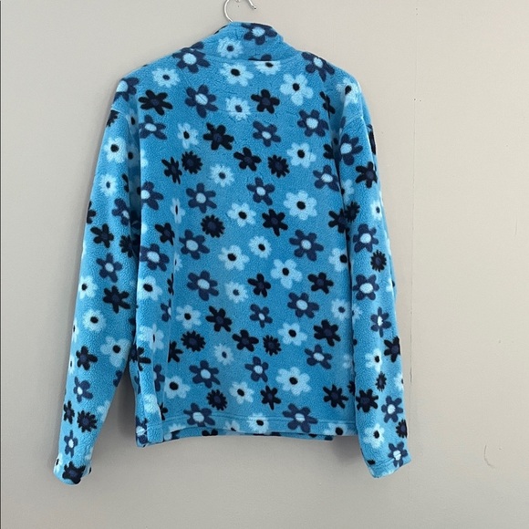 Cherokee Blue Patterned Fleece Pullover Size XL - Picture 5 of 6